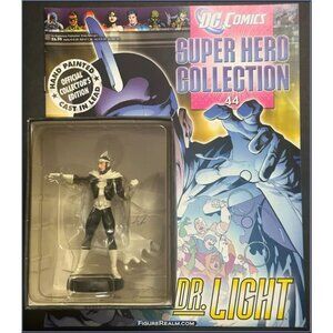 Eaglemoss 1:16 DC Comics Super Hero Fig w/Book:‎ Dr. Light (Arthur Light) #44